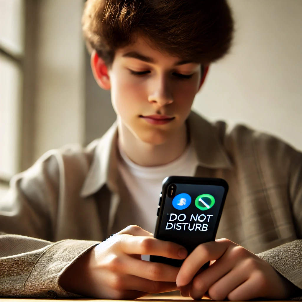 Smartphone with Do Not Disturb mode to minimize distractions - How to Stay Focused"