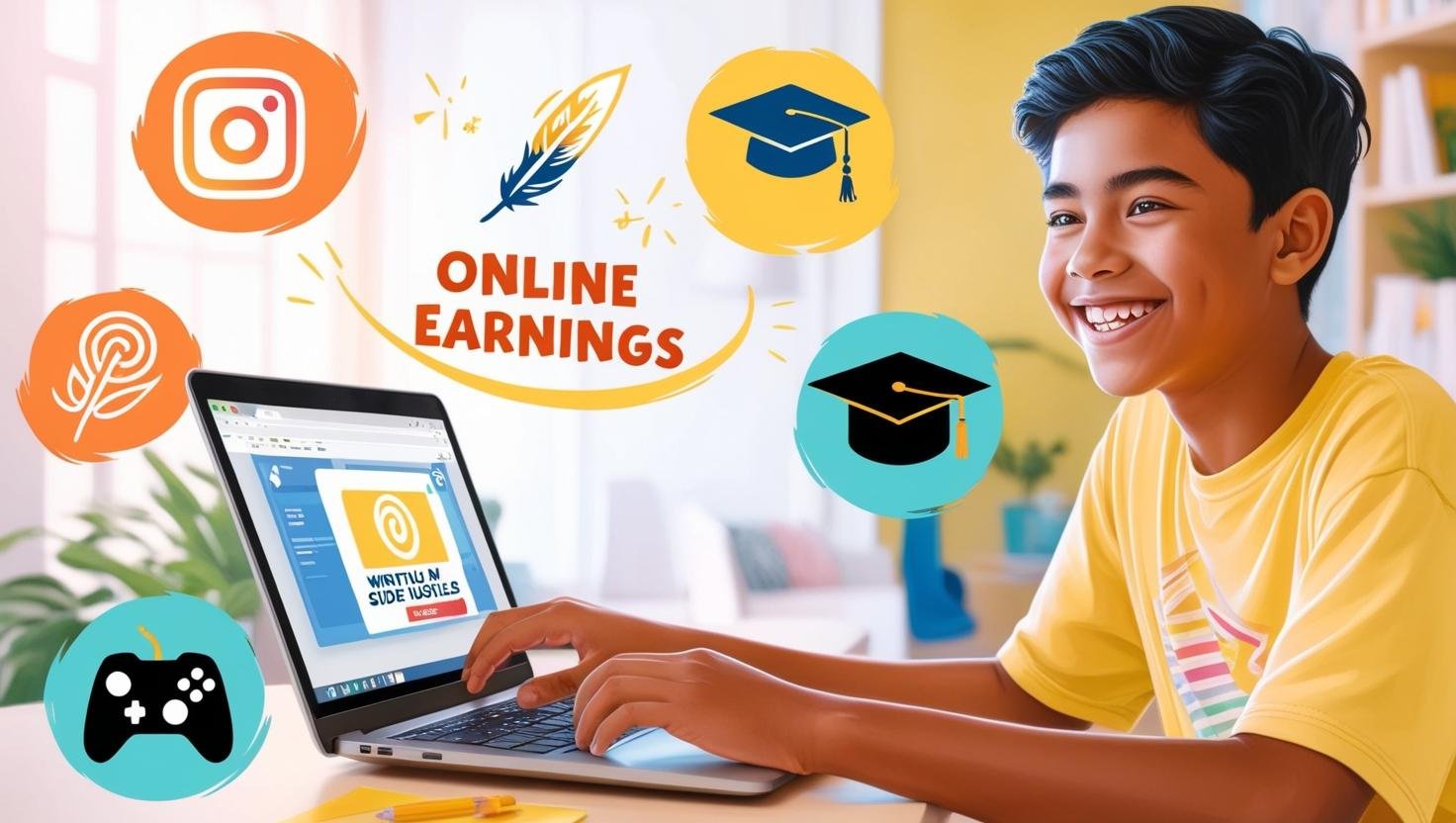 10 Safe Side Hustles for Teens to Earn Their First Income