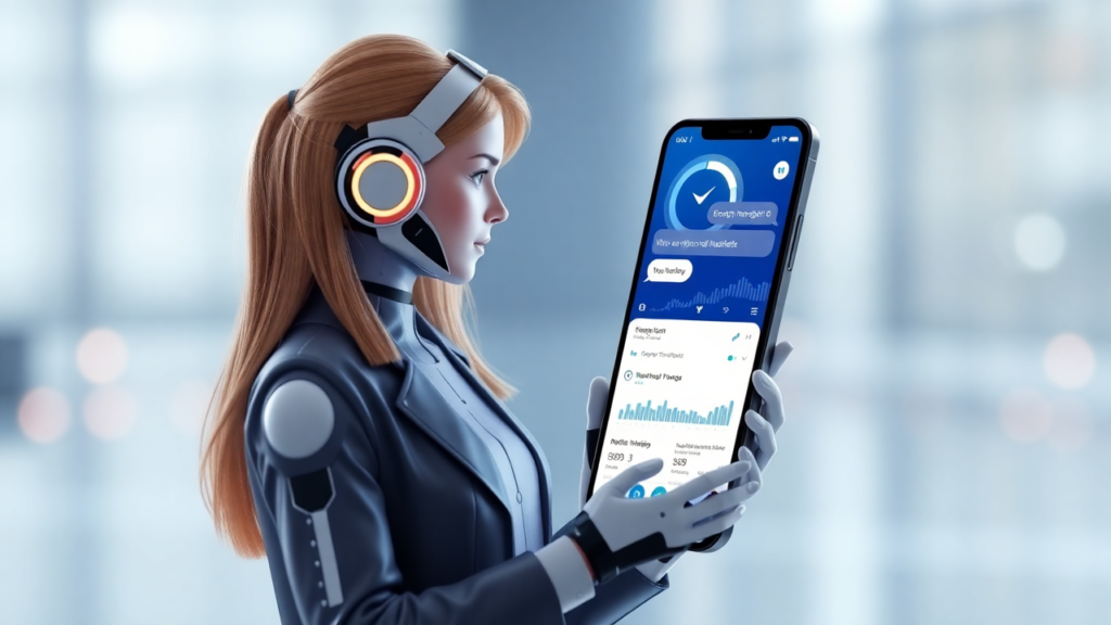 AI in personal finance simplifying money management with smart chatbots for instant financial assistance.