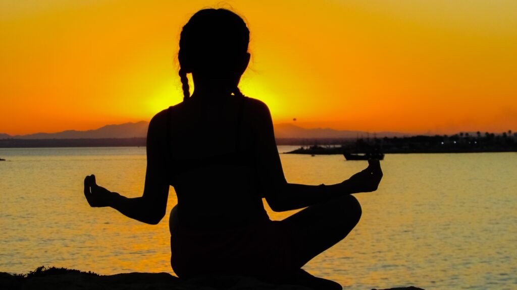 A teen practicing mindfulness to maintain a healthy success mindset for teens."