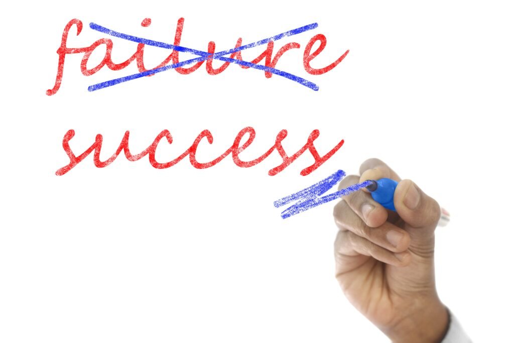 "A determined teenager learning from failure, a key aspect of a success mindset for teens."