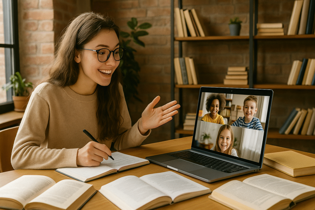 Online tutoring is a reliable side hustle to make money for students