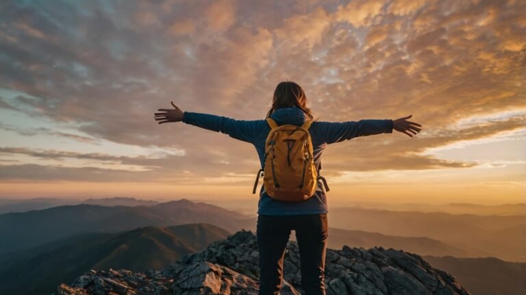 Person embracing change - 21-day life transformation challenge