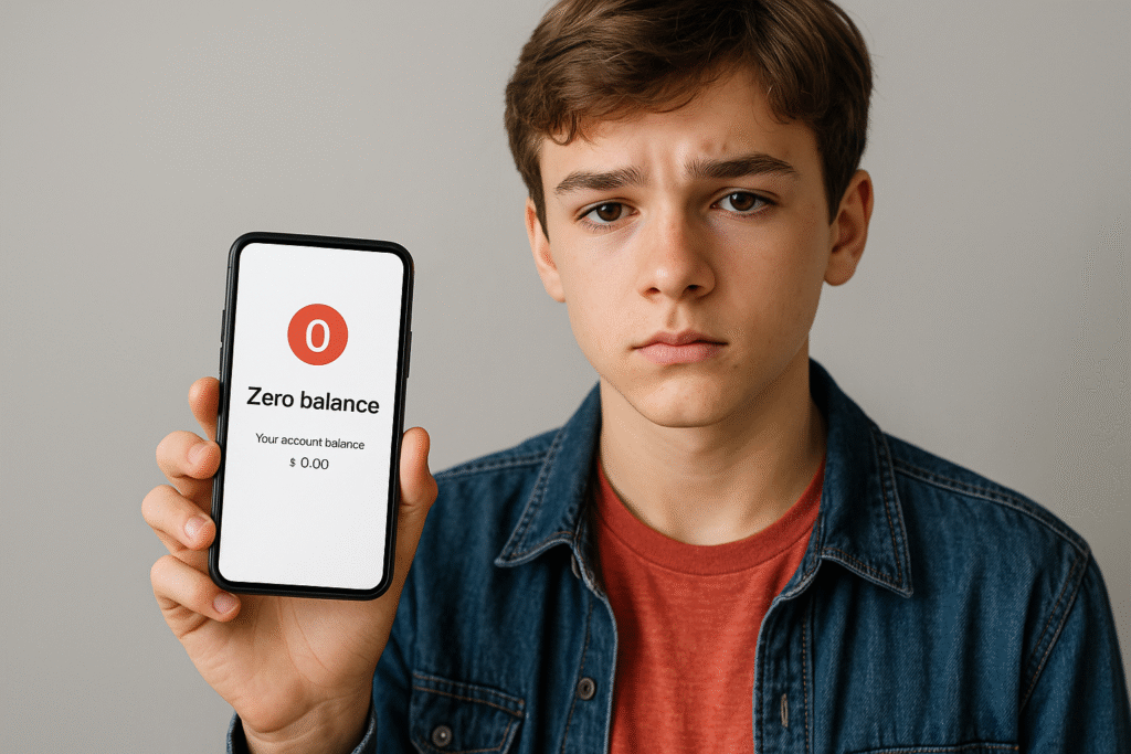 living paycheck to paycheck as a teen